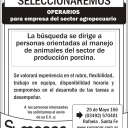 OPERARIOS PRODUCCION PORCINA SUMANAR SEPTIMEBRE 2013